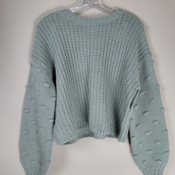 Jessica Simpson Dusty Blue Knitted Sweater - Picture 5 of 12